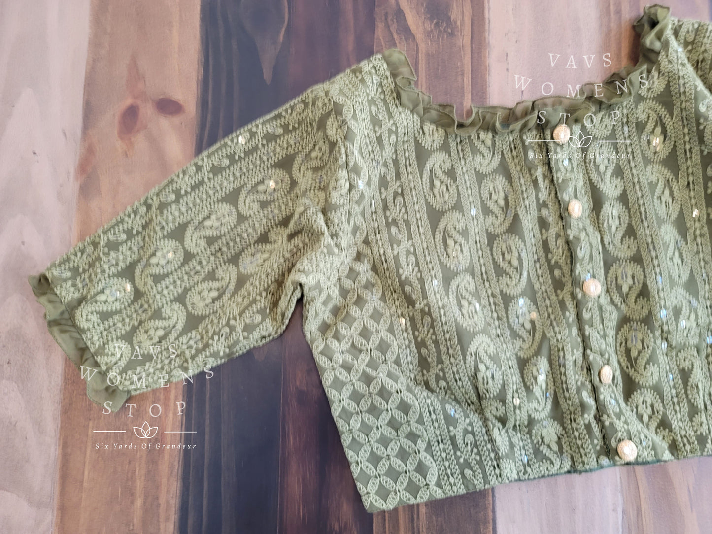 Georgette Chikankari Blouse