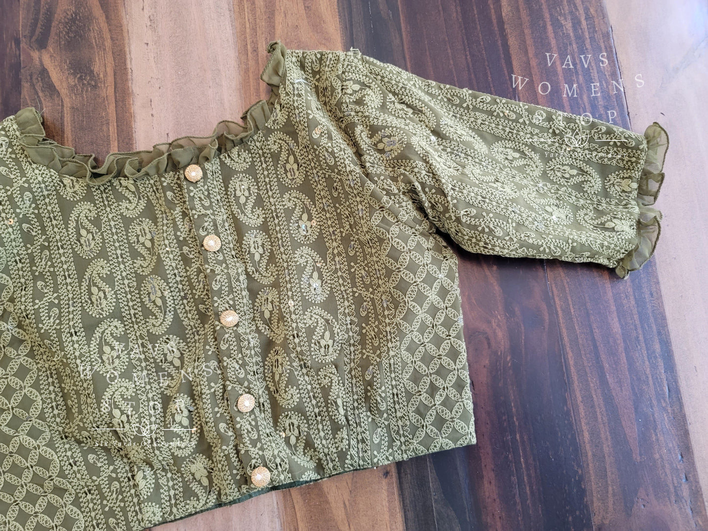 Georgette Chikankari Blouse