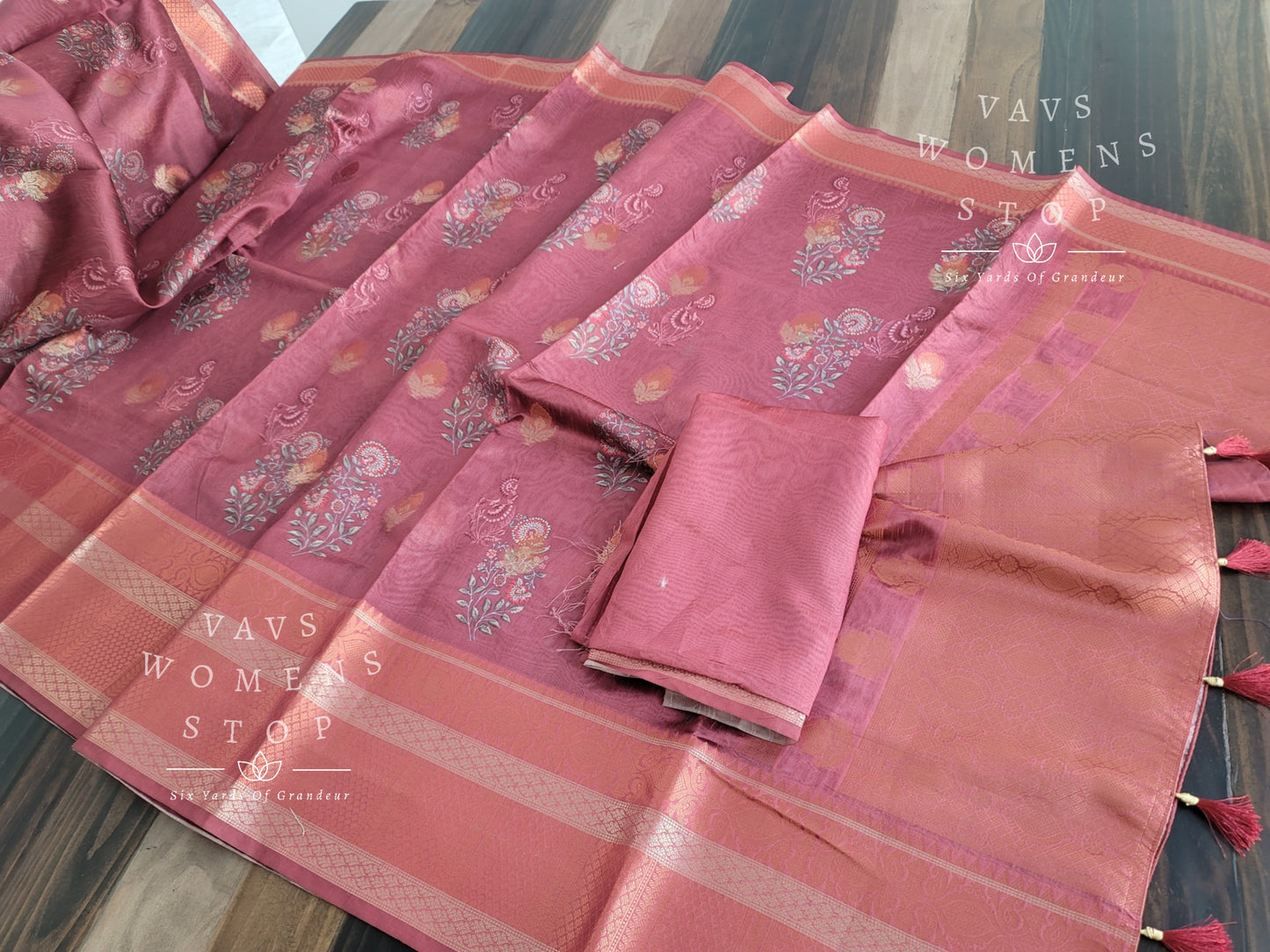 Kota Maheswari Silk Floral Prints Saree