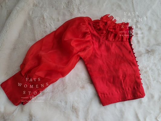 Designer Organza Silk Blouse