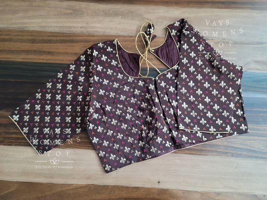 Benarasi Crepe Silk Blouse