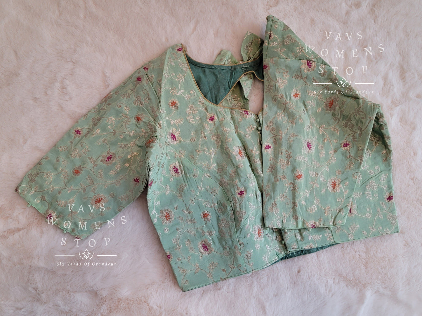 Benarasi Crepe Silk Blouse