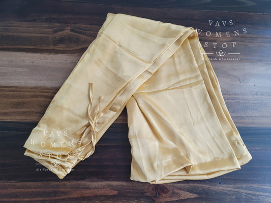 Gold Color Satin Petticoat