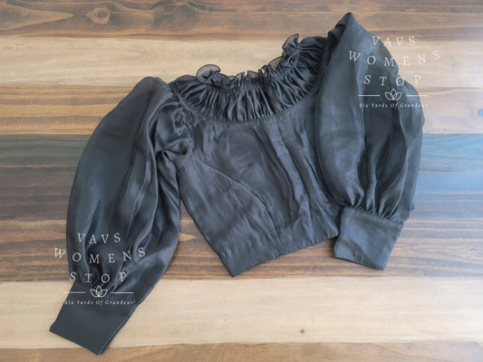 Designer Organza Silk Blouse