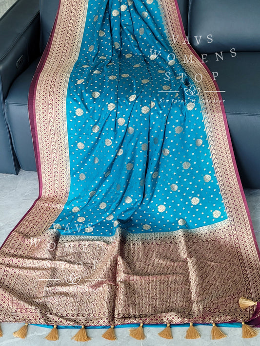 Semi Georgette Silk Saree