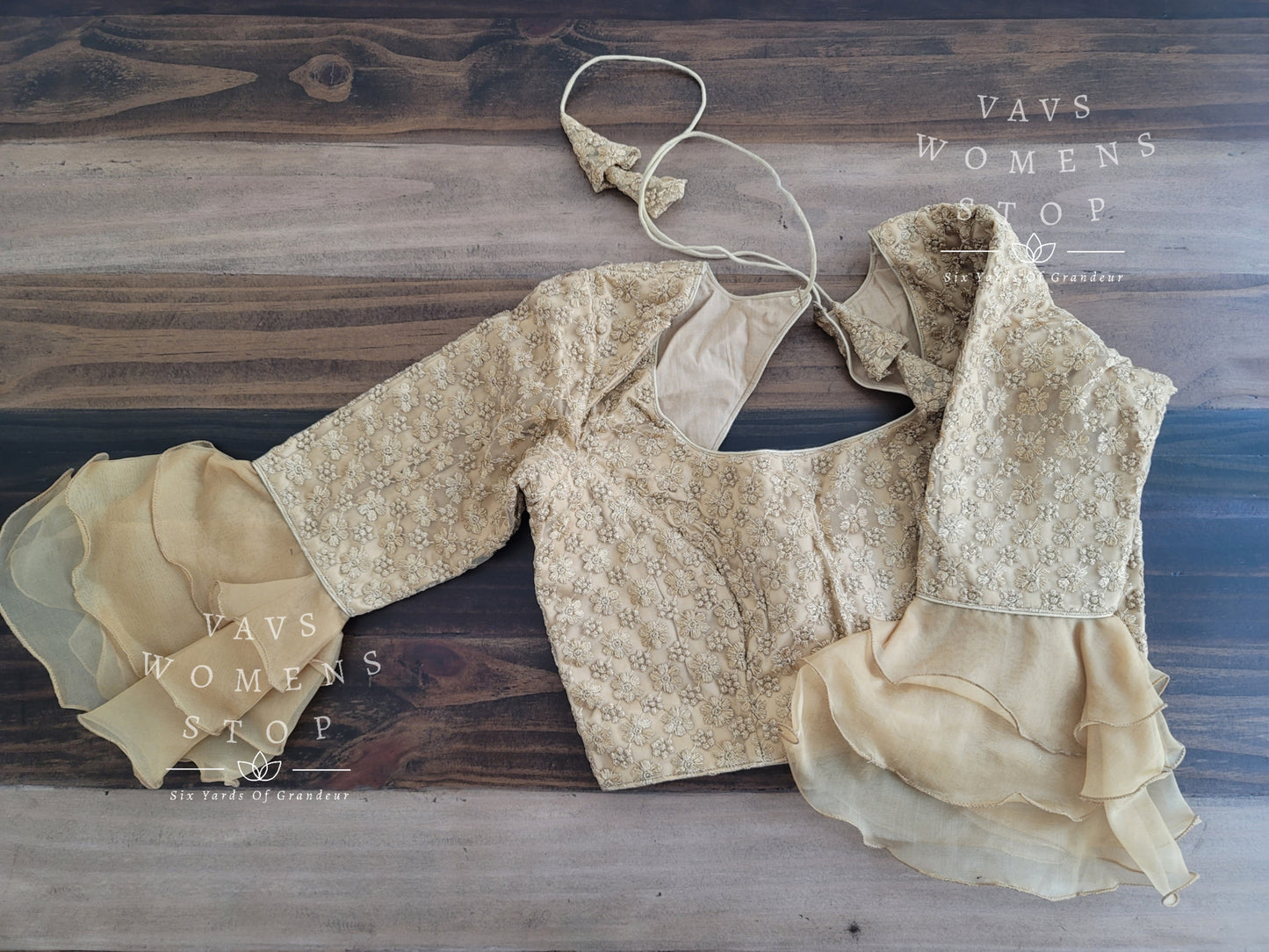 Gold Net Blouse