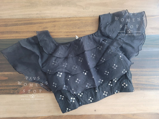 Foil Mirror Blouse