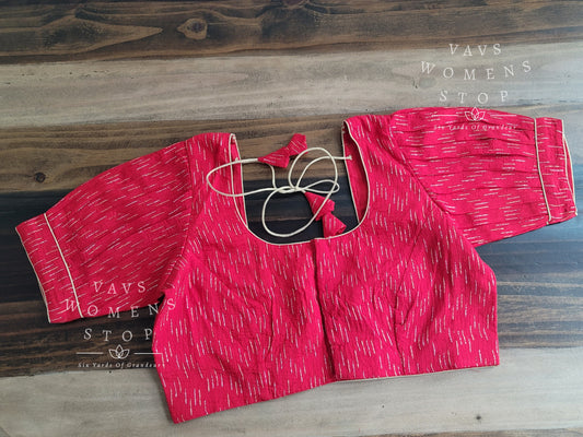 Designer Silk Cotton Blouse