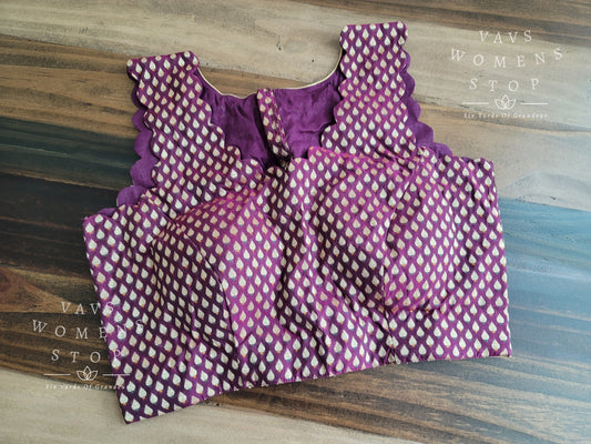 Sleeveless Benarasi Blouse