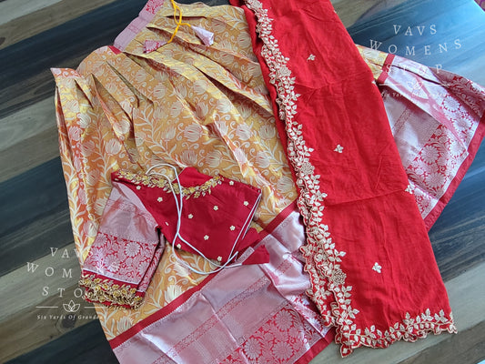 Traditional Half Saree Set