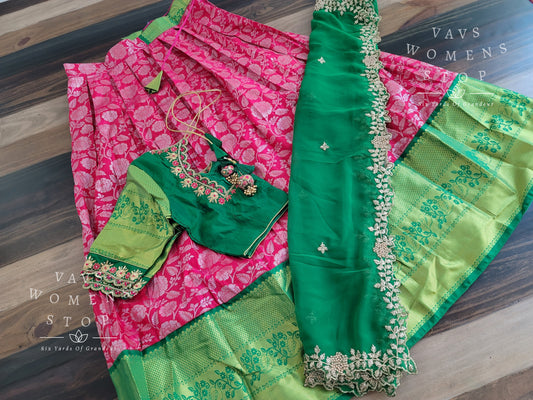 Traditional Half Saree Set