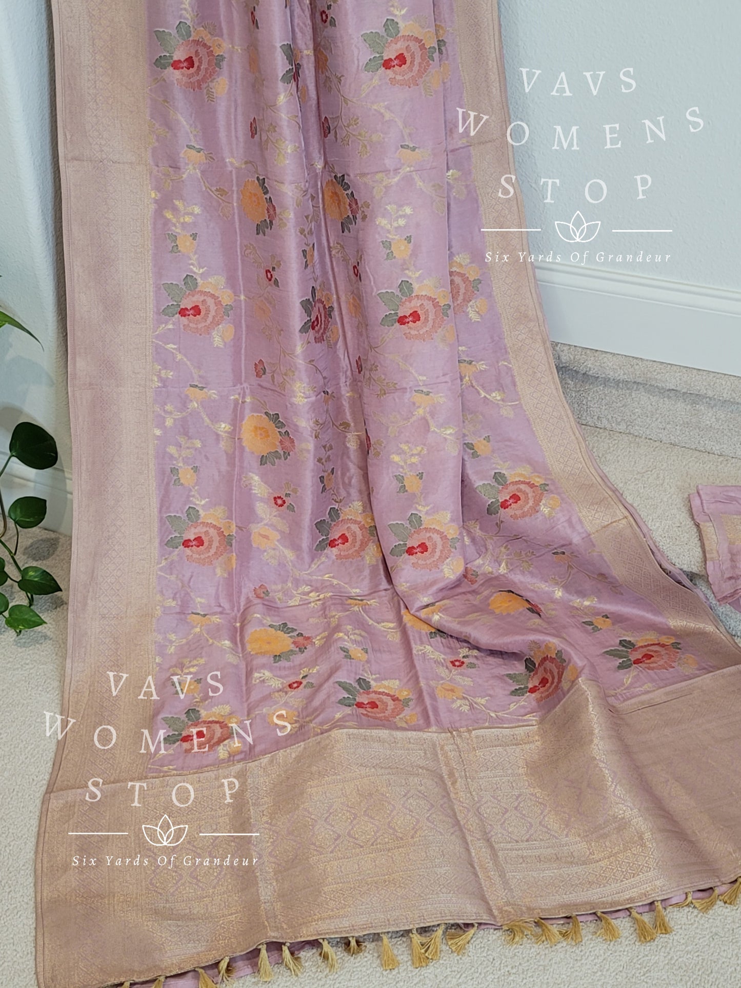 Munga Benarasi Crepe Silk Saree