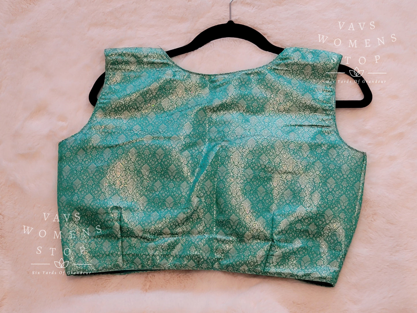 Sleeveless Benarasi Blouse