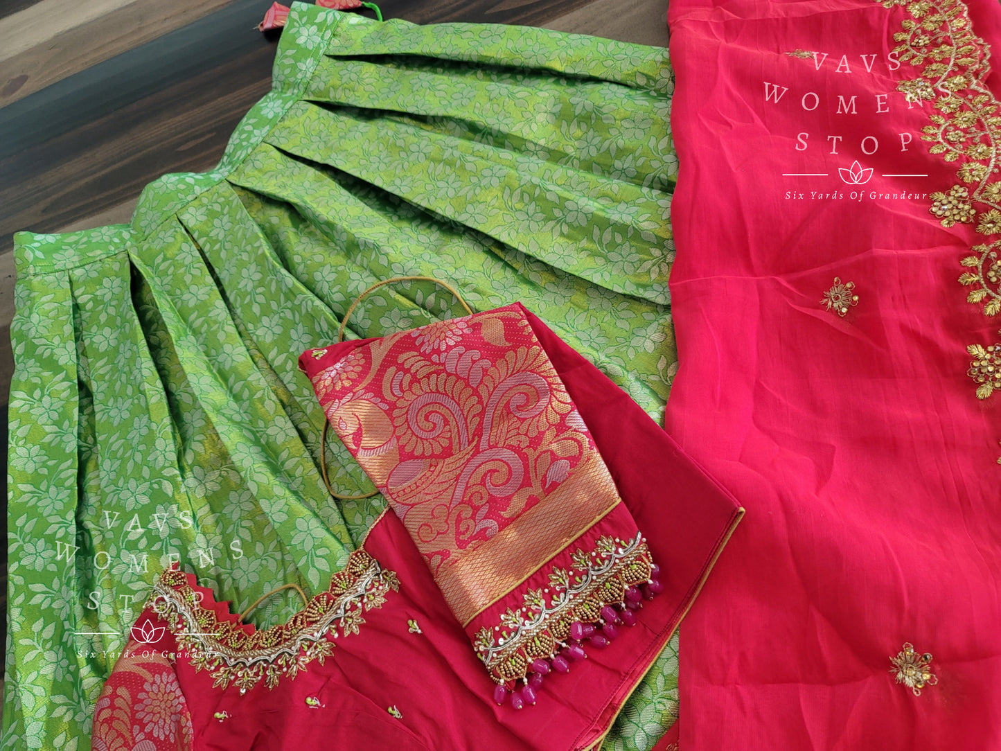 Traditional Half Saree Set