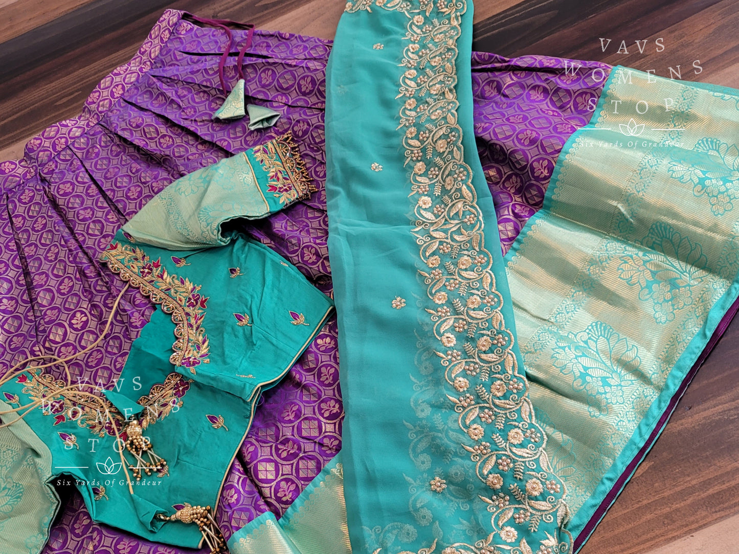 Traditional Half Saree Set