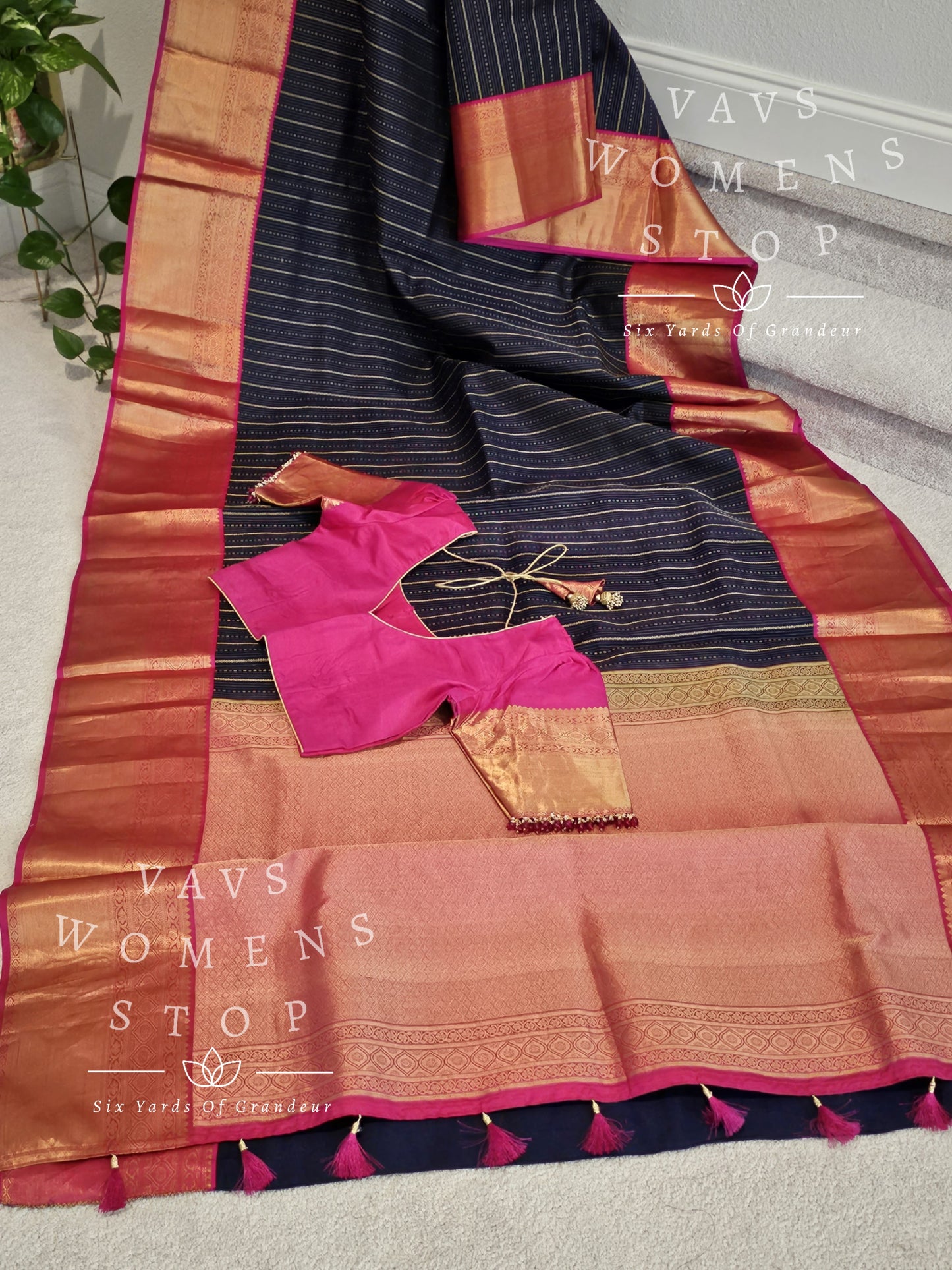 Pure Kanchi Silk Saree - Blouse