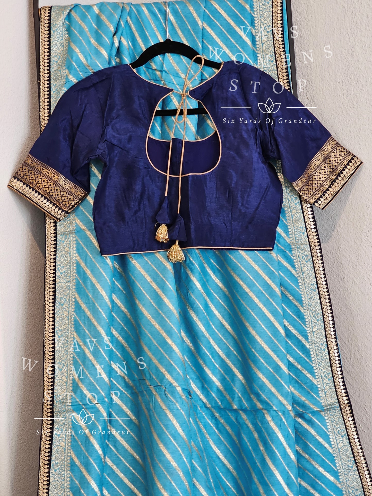 Munga Crepe Silk Saree - Blouse