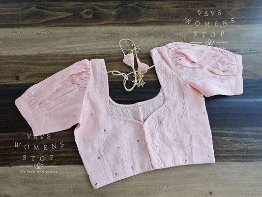 Chinnon Chiffon Puff Sleeves Blouse