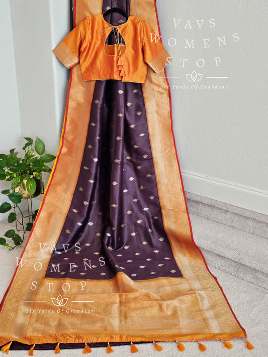 Designer Premium Quality Benarasi Silk Saree - Blouse