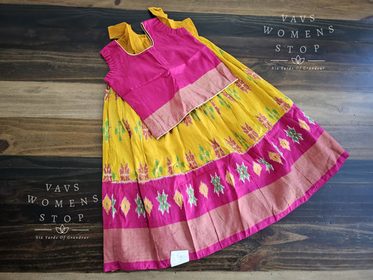 Pure Ikkat Silk Lehenga Blouse