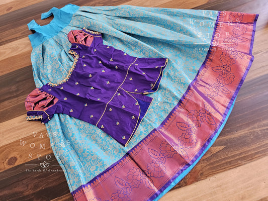 Kanchi Silk Lehenga Blouse