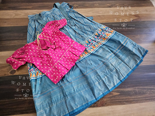 Munga Benarasi Silk Lehenga Blouse