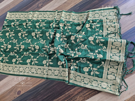 Munga Benarasi Silk Duppata