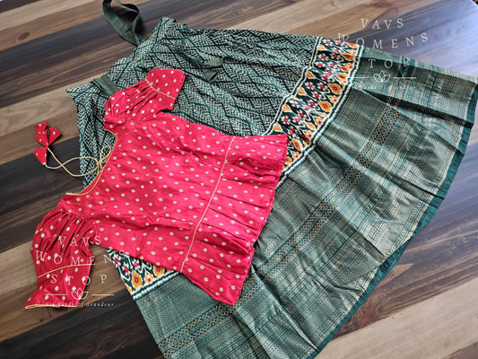 Munga Benarasi Silk Lehenga Blouse