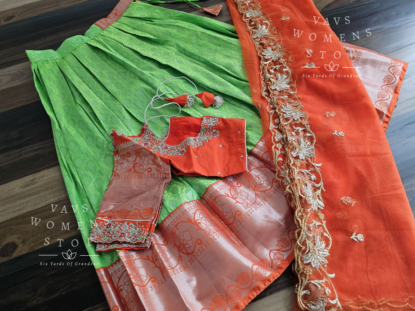 Traditional Half Saree Set