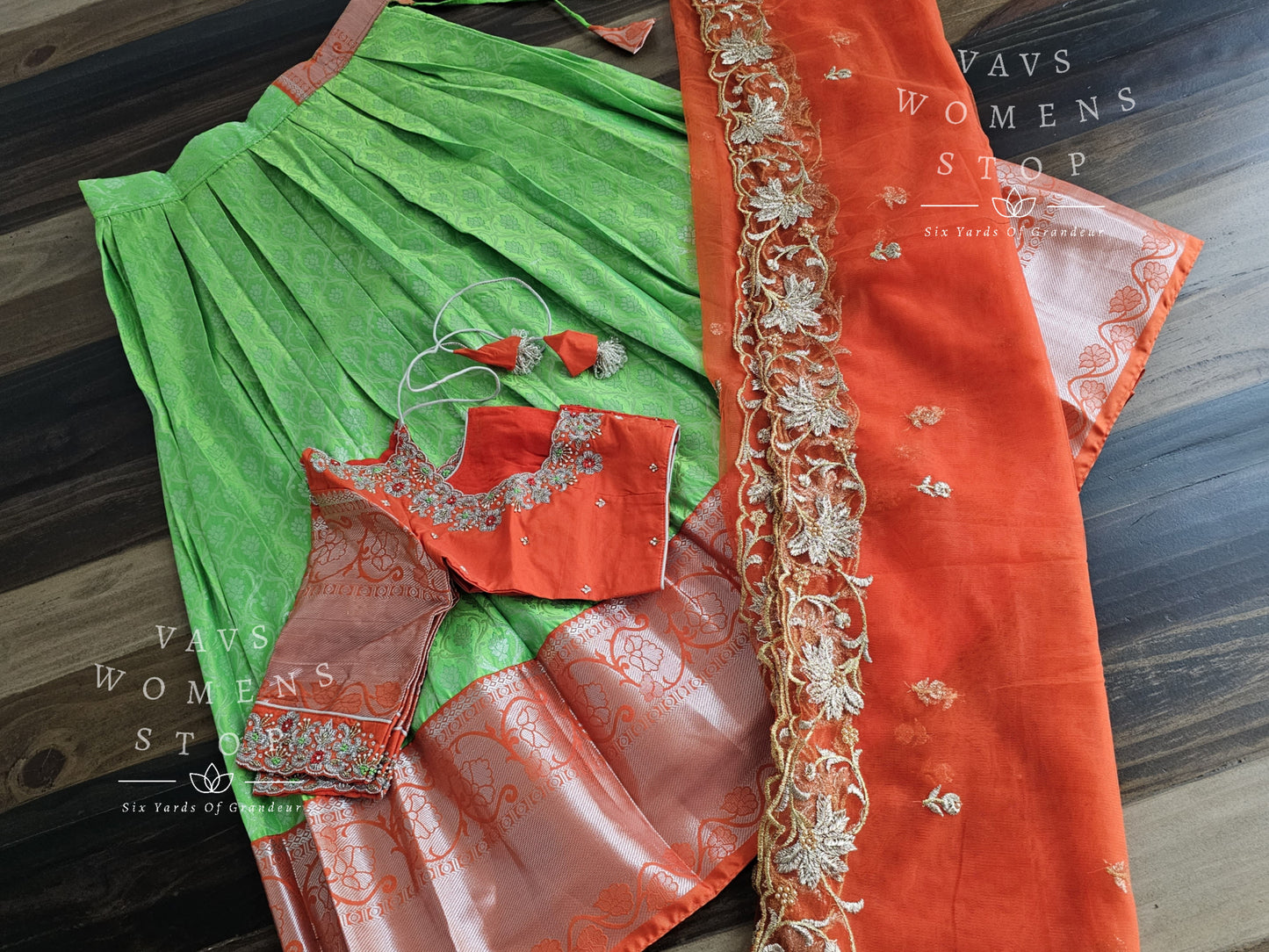 Traditional Half Saree Set