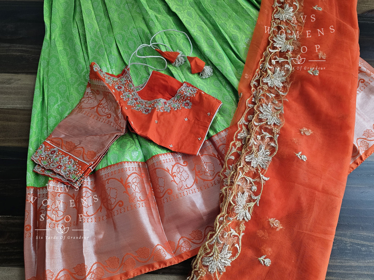 Traditional Half Saree Set