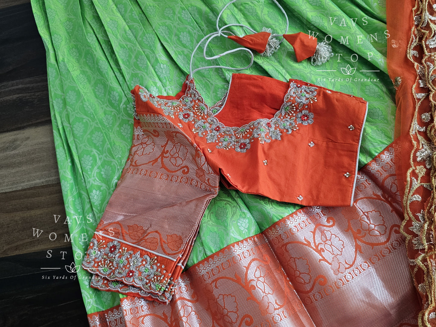 Traditional Half Saree Set