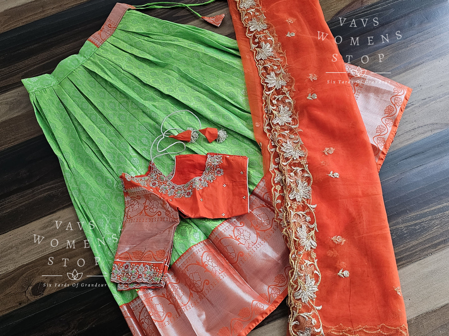 Traditional Half Saree Set