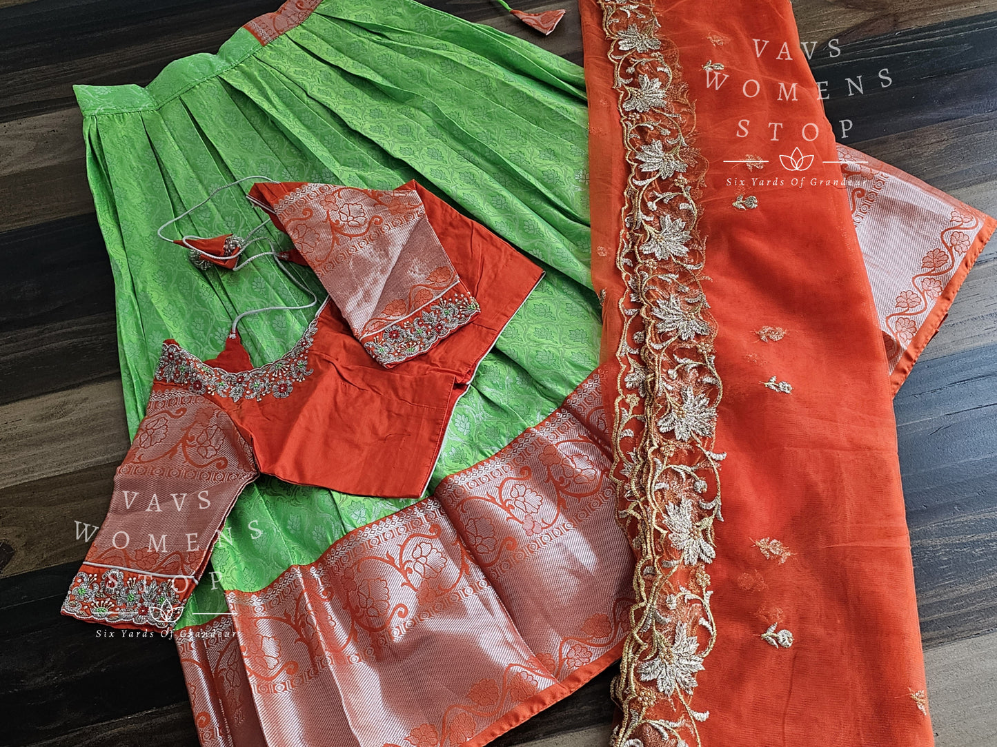 Traditional Half Saree Set