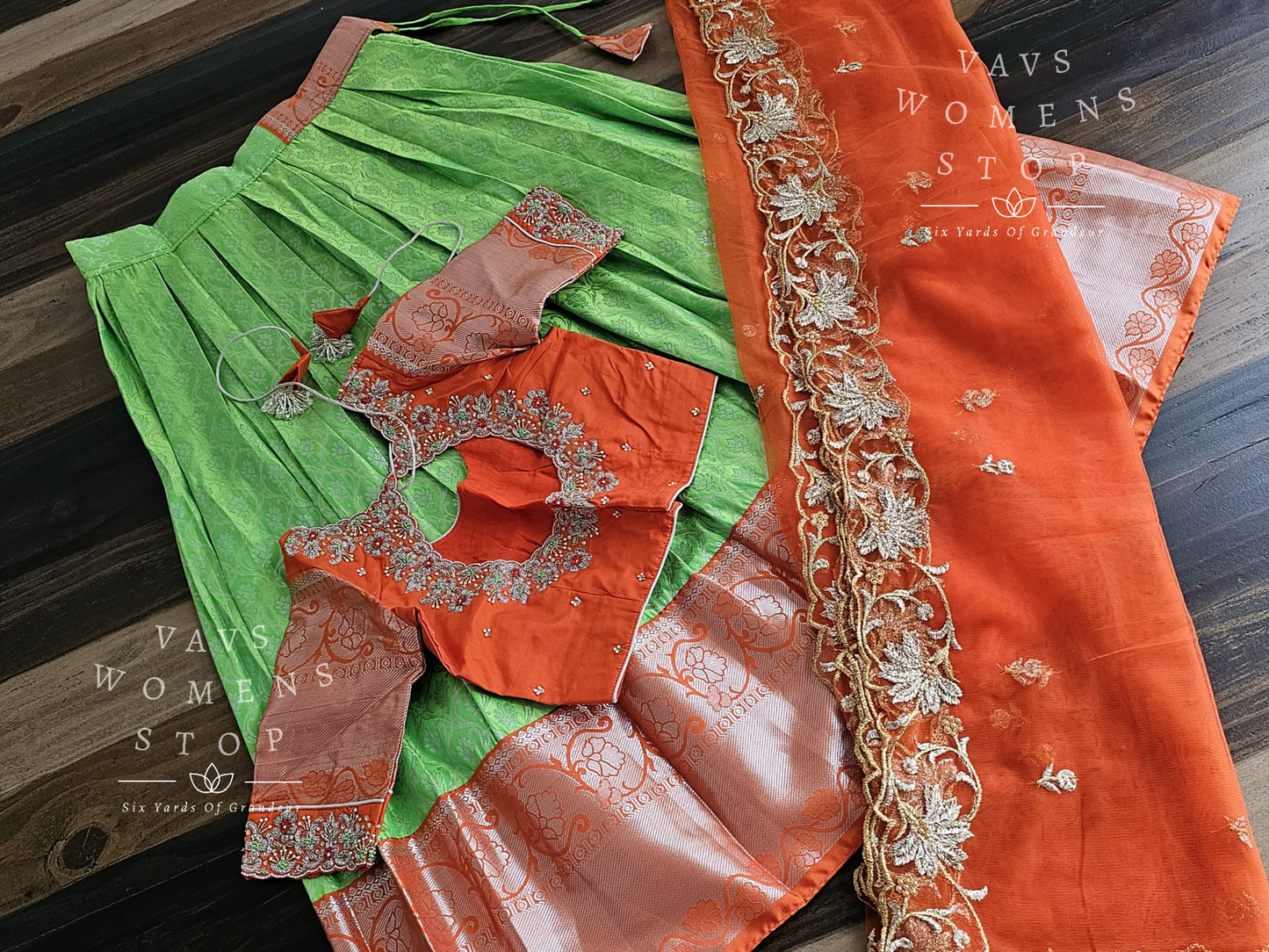 Traditional Half Saree Set