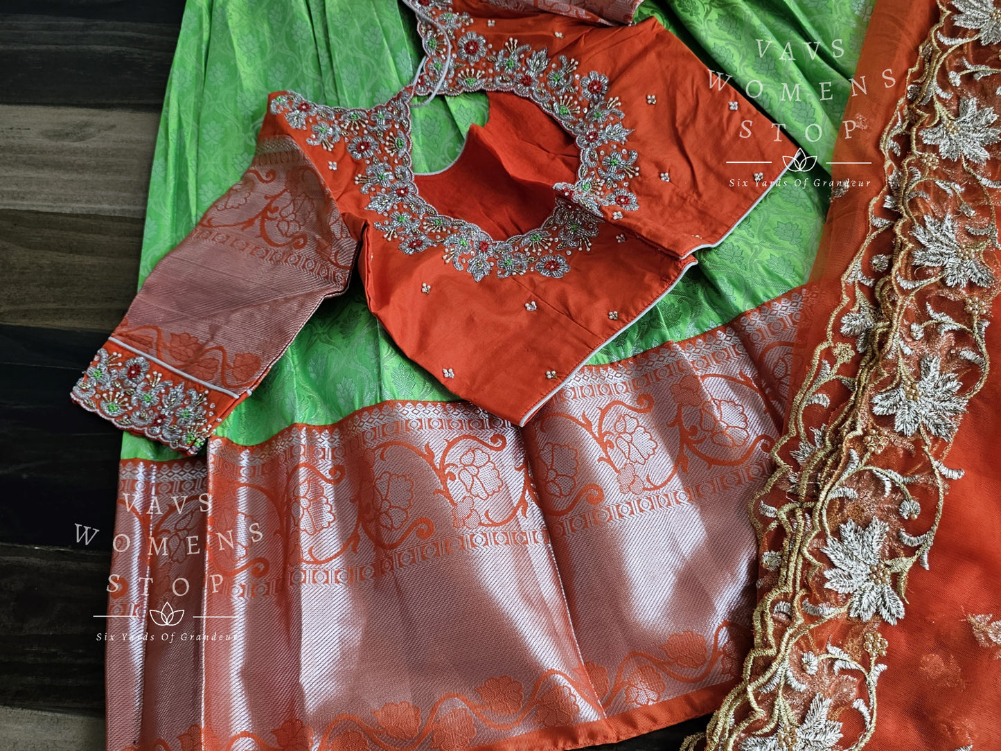 Traditional Half Saree Set