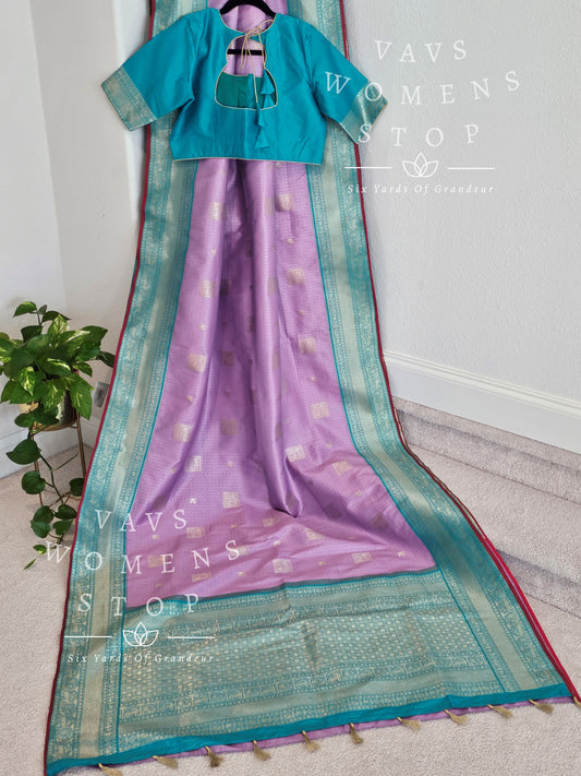 Designer Premium Quality Benarasi Silk Saree - Blouse