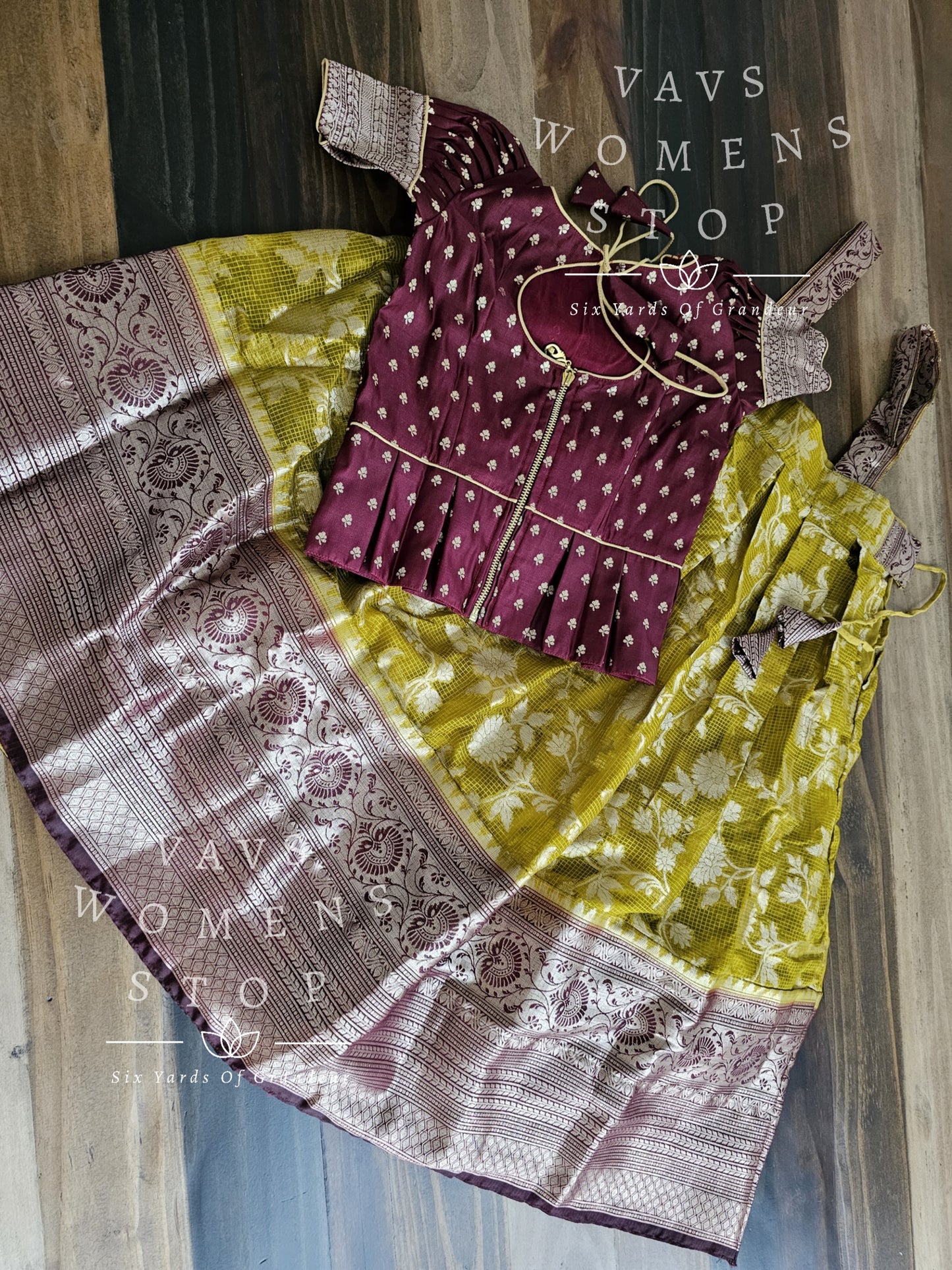 Designer Organza Lehenga Blouse