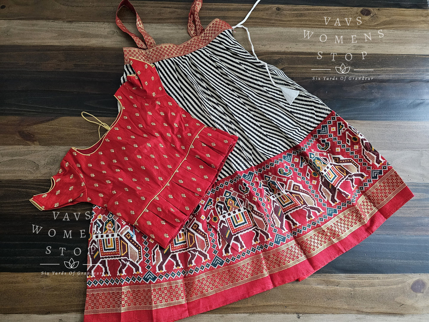 Designer Linen Silk Cotton Lehenga Blouse