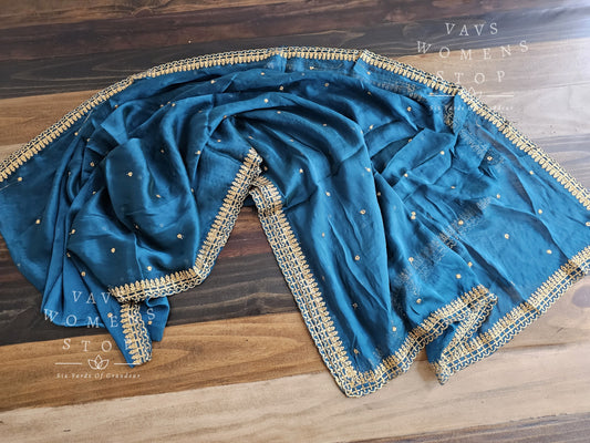 Soft Georgette Cutwork Duppata