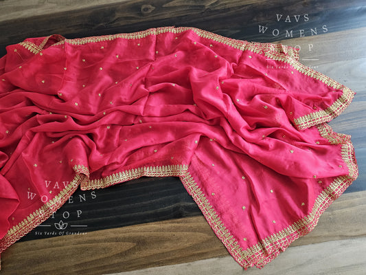 Soft Georgette Cutwork Duppata