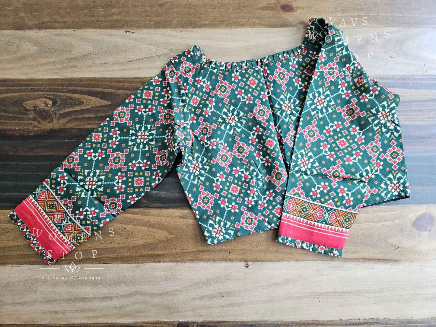 Pure Chanderi Kalamkari Blouse