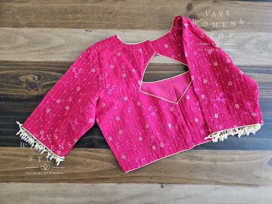 Georgette Sequins Blouse