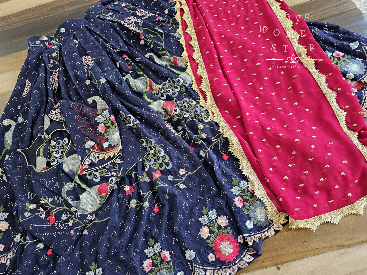 Pin by bharathi on first birthday | Designer saree blouse patterns, Half  saree designs, Half saree function