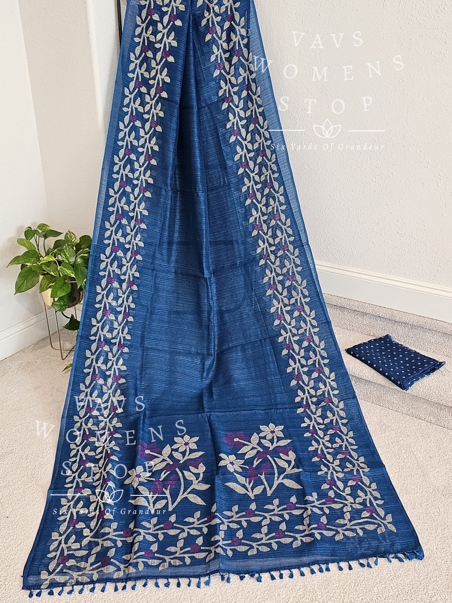 Semi Matka Silk Jamdani Saree