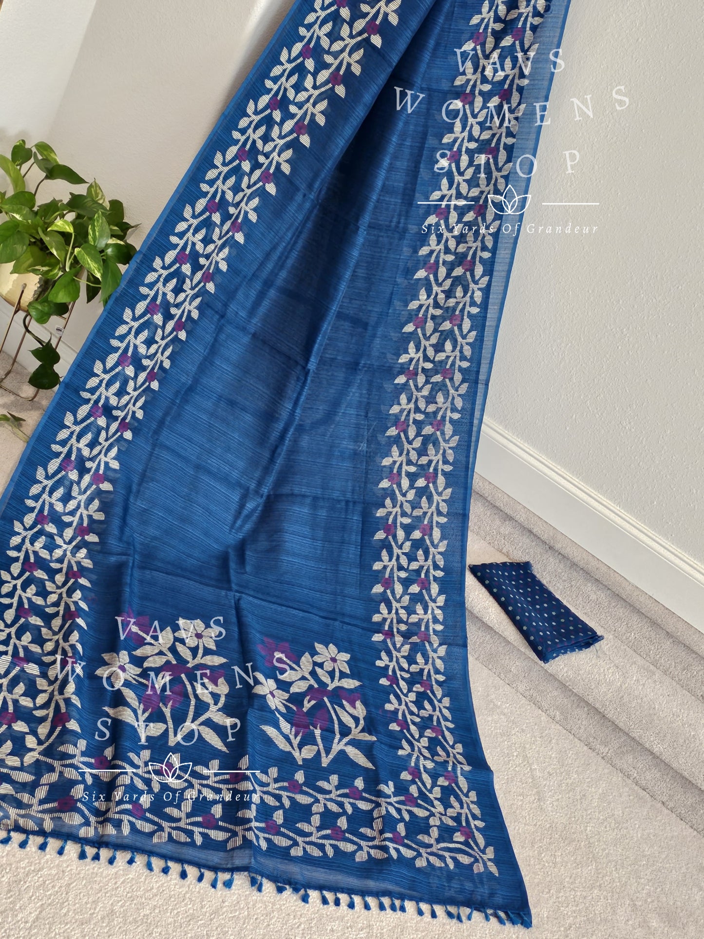 Semi Matka Silk Jamdani Saree