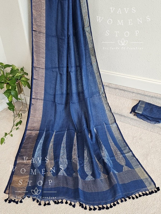 Linen By Linen Saree