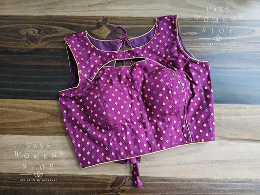 Sleeveless Bhandini Blouse