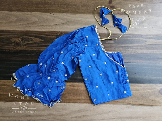 "Sita Ramam" Inspired Designer Silk Blouse