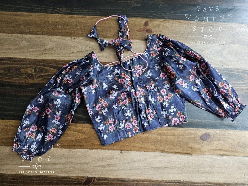 Floral Silk Blouse